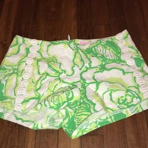 Green Lilly Pulitzer Shorts